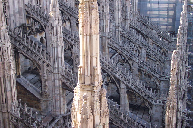 Duomo roof detail, Milan