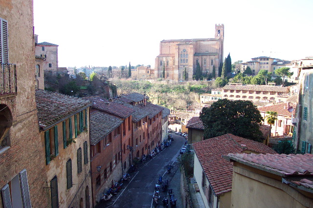 A view of Siena surrounds