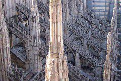 Duomo roof detail, Milan