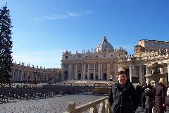 St. Peter's piazza and Basilica, Vatican