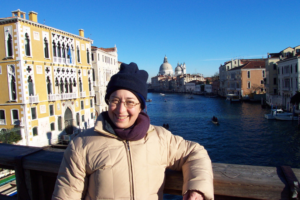 On Accademia  bridge, Venice