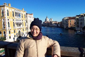 On Accademia  bridge, Venice