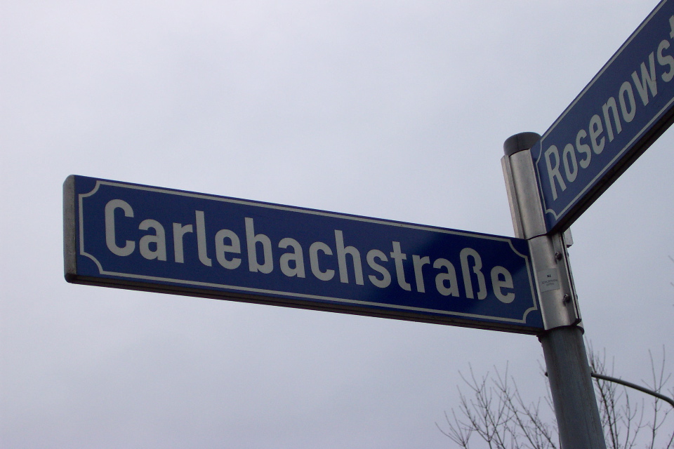 Street sign, Leipzig Germany