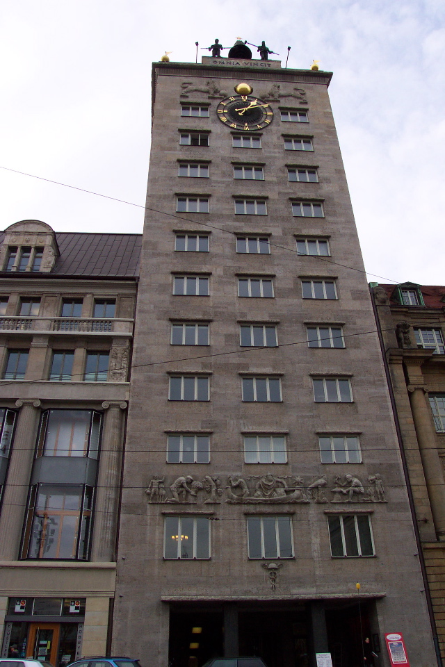 Kroch Haus, first "skyscraper" in Leipzig