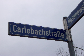 Street sign, Leipzig Germany