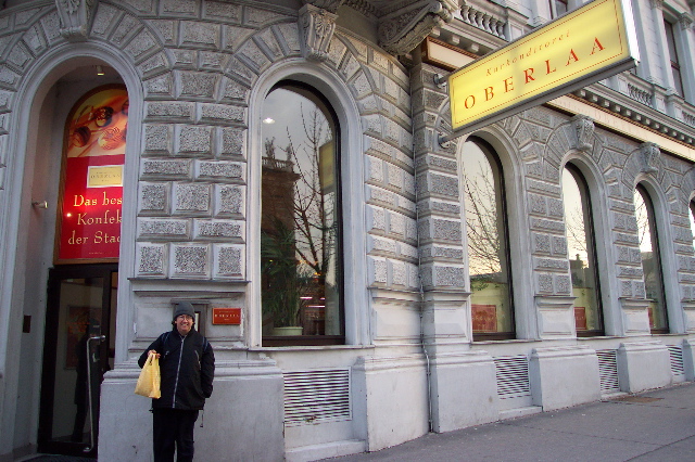 Getting our chocolate fix, Vienna