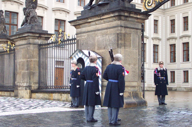 Changing of the guard, Prague Castle