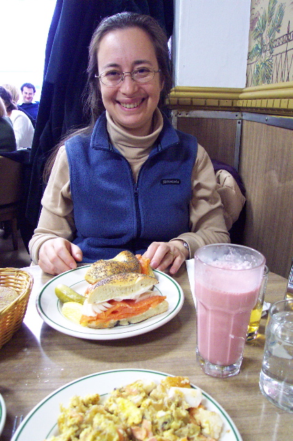 Breakfast at Bernie Greengrass, New York